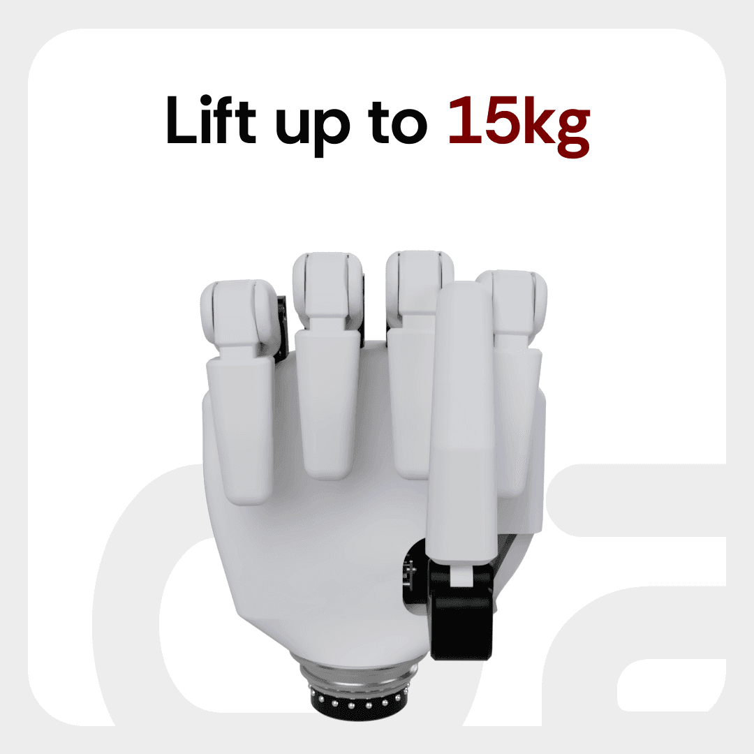 Wave Bionic Hand can lift up to 15kg