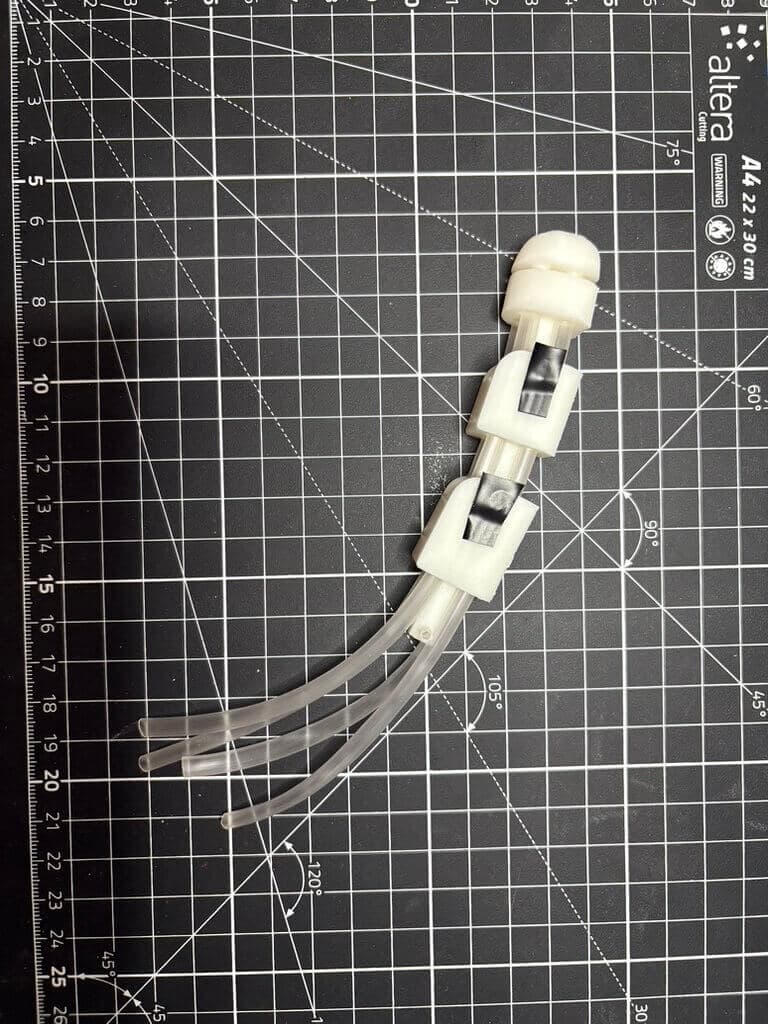 Origin BCI prototype 1 first finger hydraulic concept